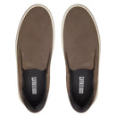 SLIP-ON MASCULINO CASUAL EM COURO MARROM - CAFÉ
