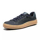 TÊNIS MASCULINO CASUAL EM COURO AZUL - MARINHO