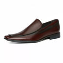 SAPATO MOCASSIM MASCULINO SOCIAL EM COURO MARROM - CAFE