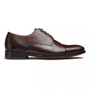 Sapato Derby Masculino Social Em Couro Café- CAFÉ